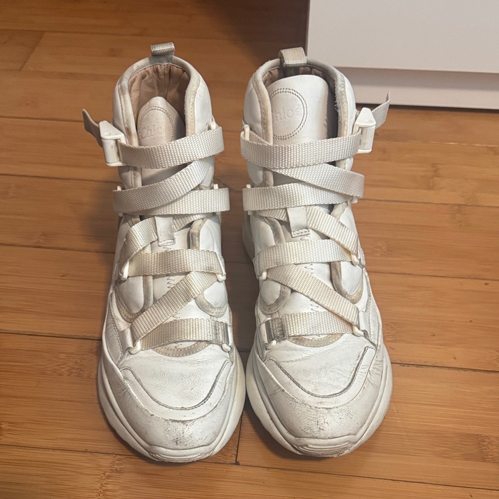 Stylish White Chloe Sneakers